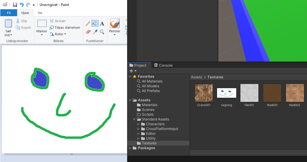 Du kan lave din egen texture i f.eks. Paint på Windows.